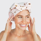 NR KITSCH LUXURY SHOWER CAP | BLUSH DOT