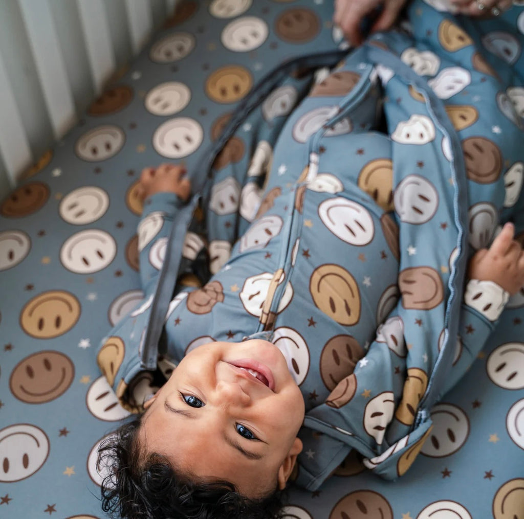 NR PIP + PHEE SLEEP BAG | BROWN SMILEYS | 1.0 TOG