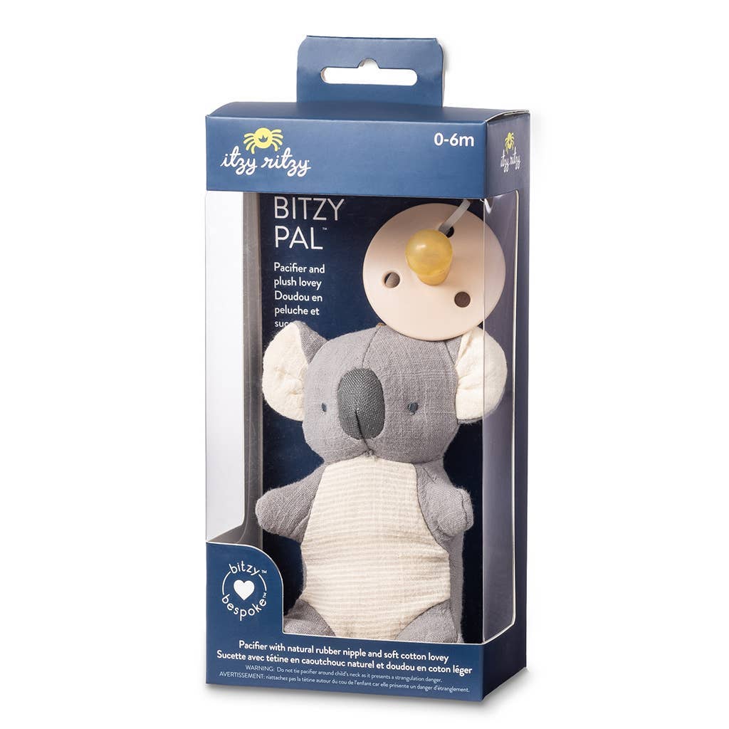 NR BITZY PAL NATURAL PACIFIER PLUSH | COW