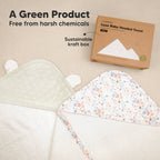 NR KEABABIES LUXE HOODED TOWEL | 35x35 | WILDFLOWERS