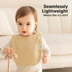 NR KEABABIES 8-PACK HALLO DROOL BIBS | TERRACOTTA