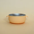 NR MINIKA STAINLESS & SILICONE BOWL | SUNSET
