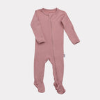 NR PIP + PHEE BAMBOO FOOTED SLEEPER | CRANBERRY | 0-3 M