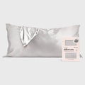 NR KITSCH KING SATIN PILLOWCASE | SILVER