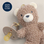 NR BITZY PAL NATURAL PACIFIER PLUSH | GOOSE
