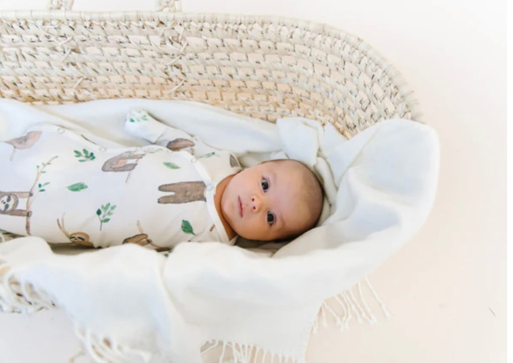 NR COPPER PEARL KNOTTED SLEEP GOWN | NOAH SLOTH