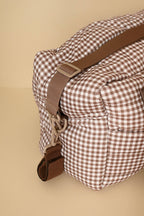 NR MINIKA DIAPER BAG | VICHY BROWN