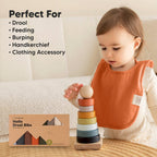 NR KEABABIES 8-PACK HALLO DROOL BIBS | BRICK