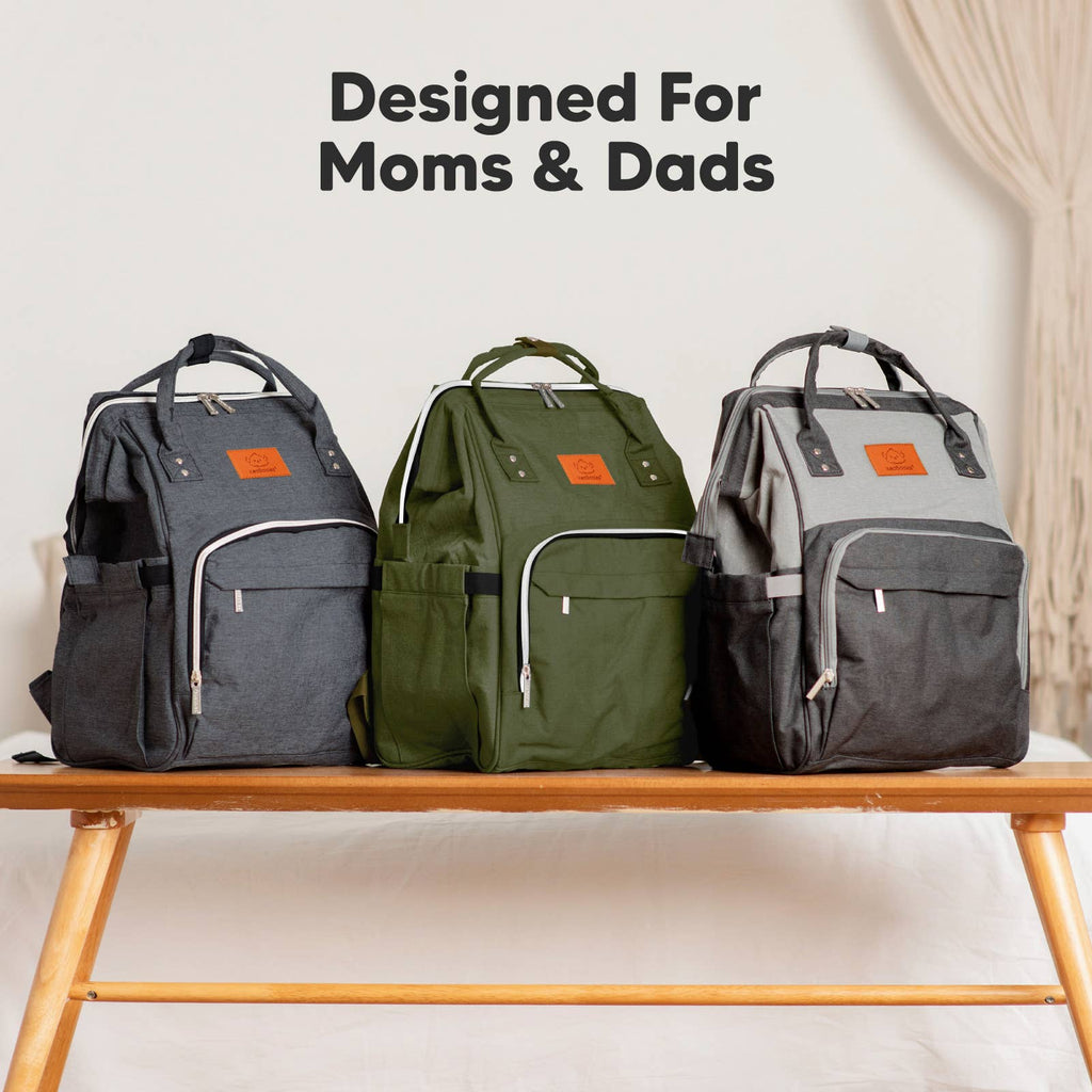 NR KEABABIES DIAPER BAG BACK PACK | OLIVE