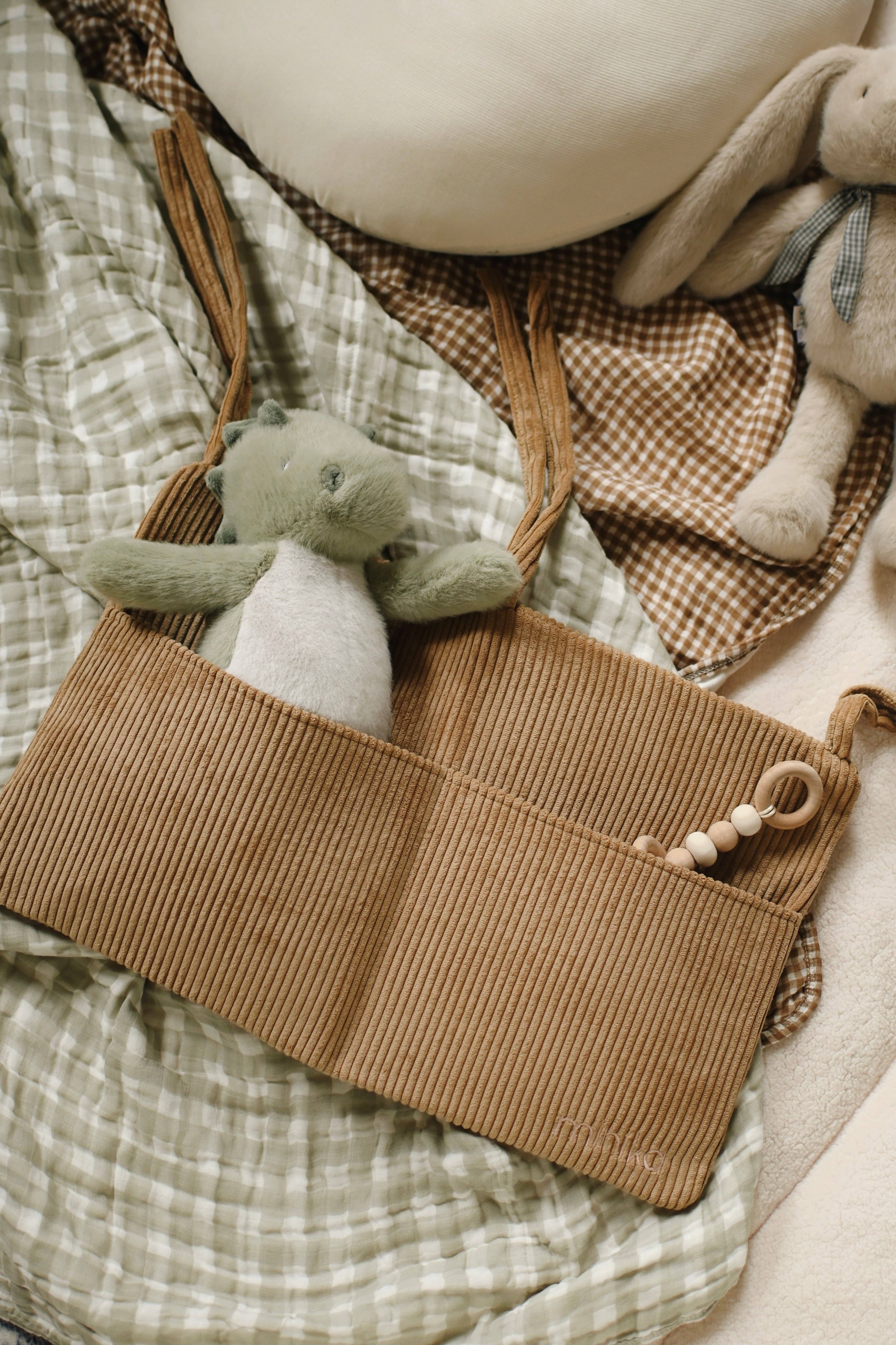 NR MINIKA CRIB ORGANIZER | ALMOND