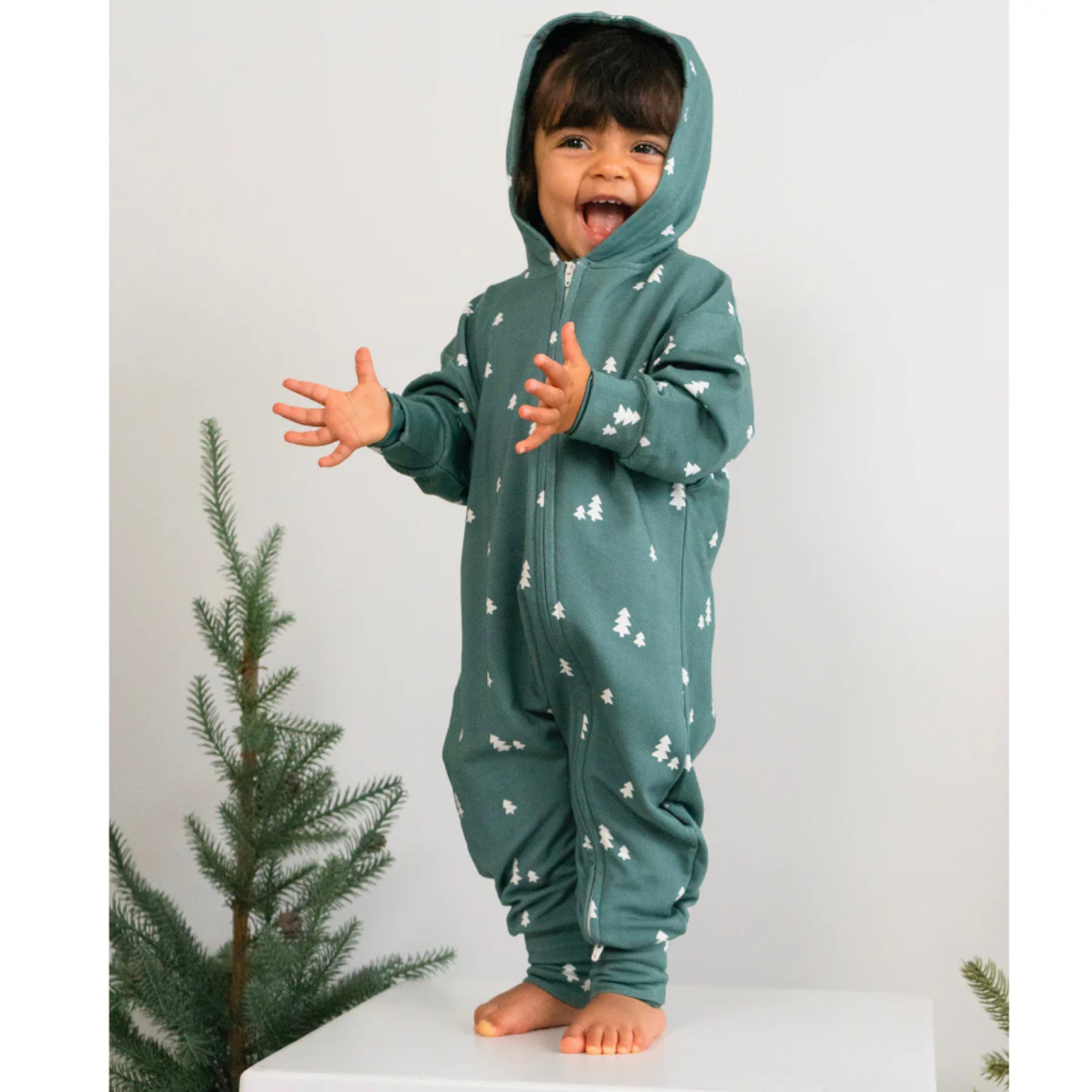 NR BELAN J BAGGY HOODIE ZIPPER JUMPSUIT | TINY TREES