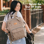 NR KEABABIES DIAPER BAG BACK PACK | COFFEE