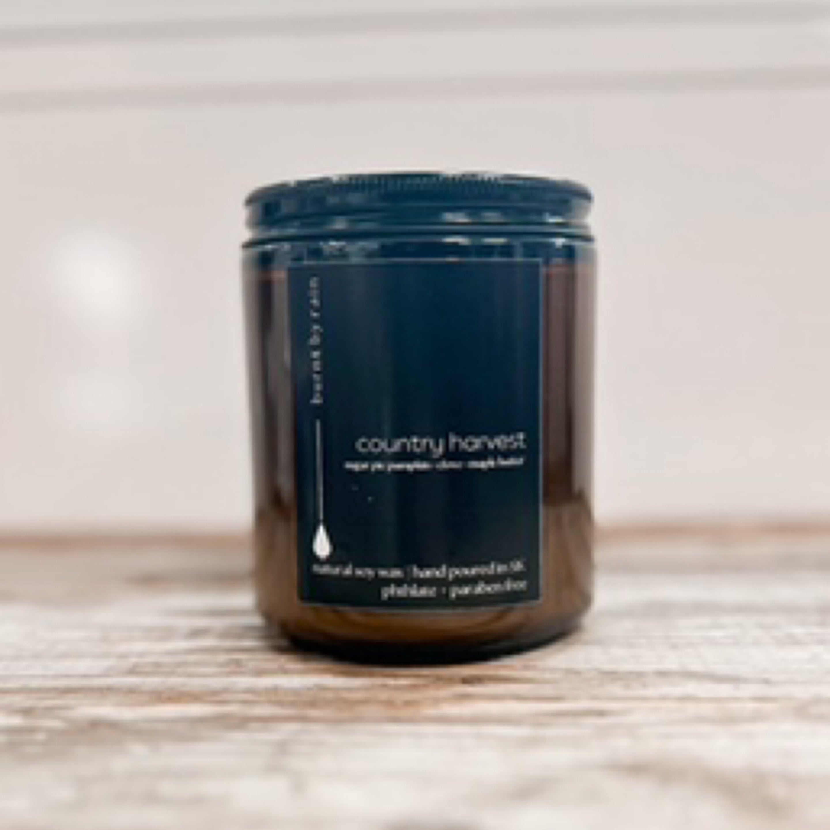 NR BURNT BY RAIN CANDLE | COUNTRY HARVEST | SINGLE WICK