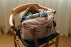NR MINIKA DIAPER BAG | VICHY BROWN
