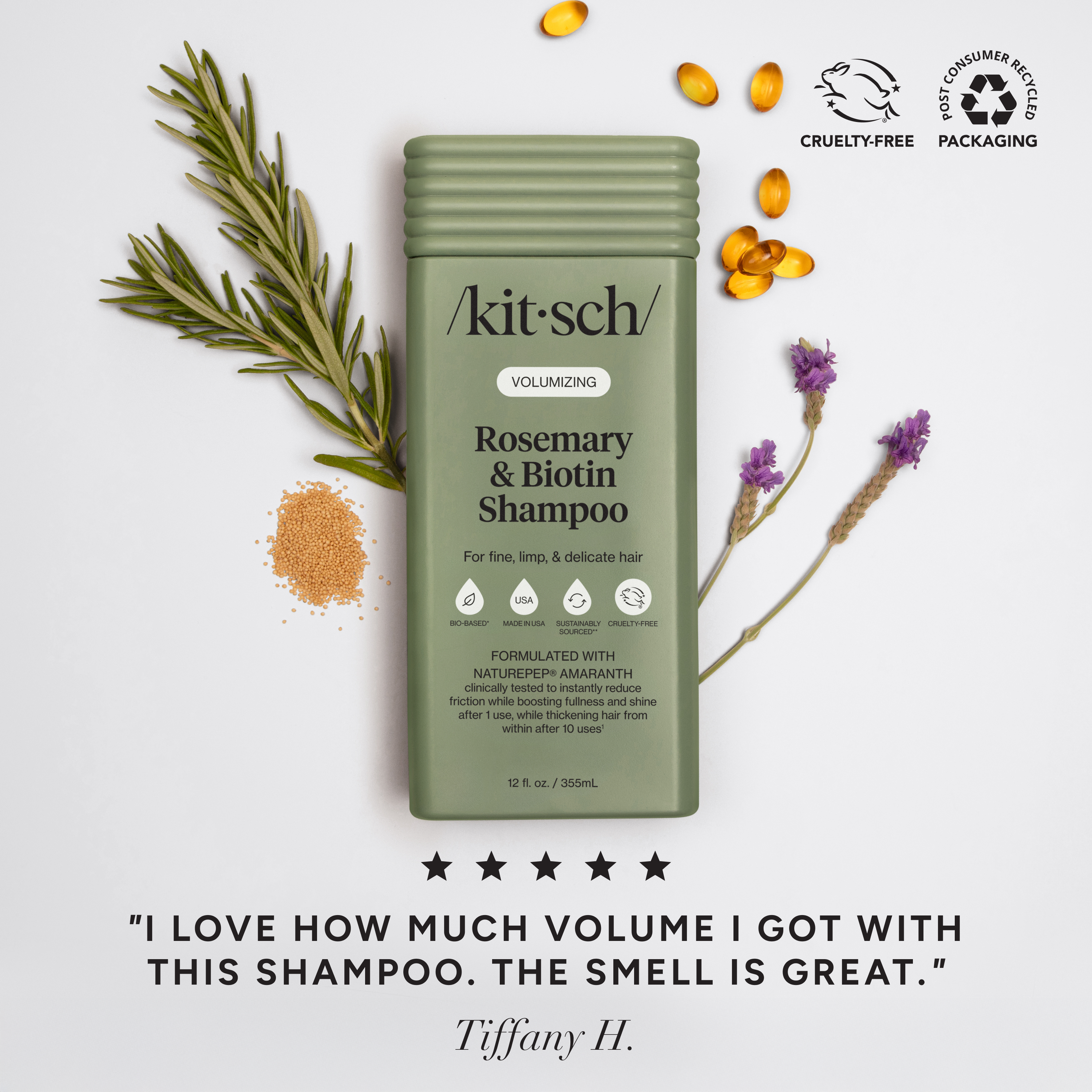 NR KITSCH ROSEMARY & BIOTIN SHAMPOO