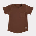 NR SWIZZ POCKET TEE | WALNUT