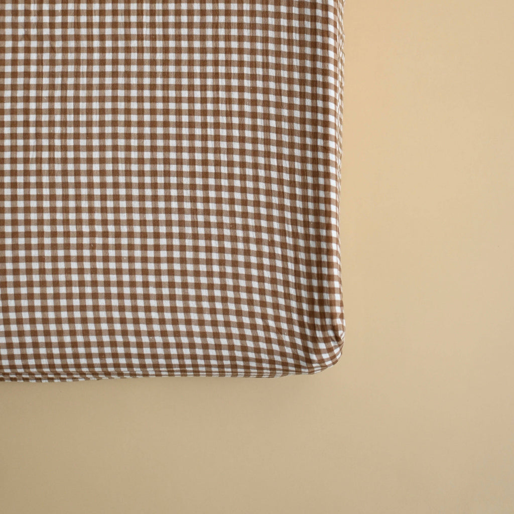 NR MINIKA CHANGING PAD COVER | VICHY BROWN
