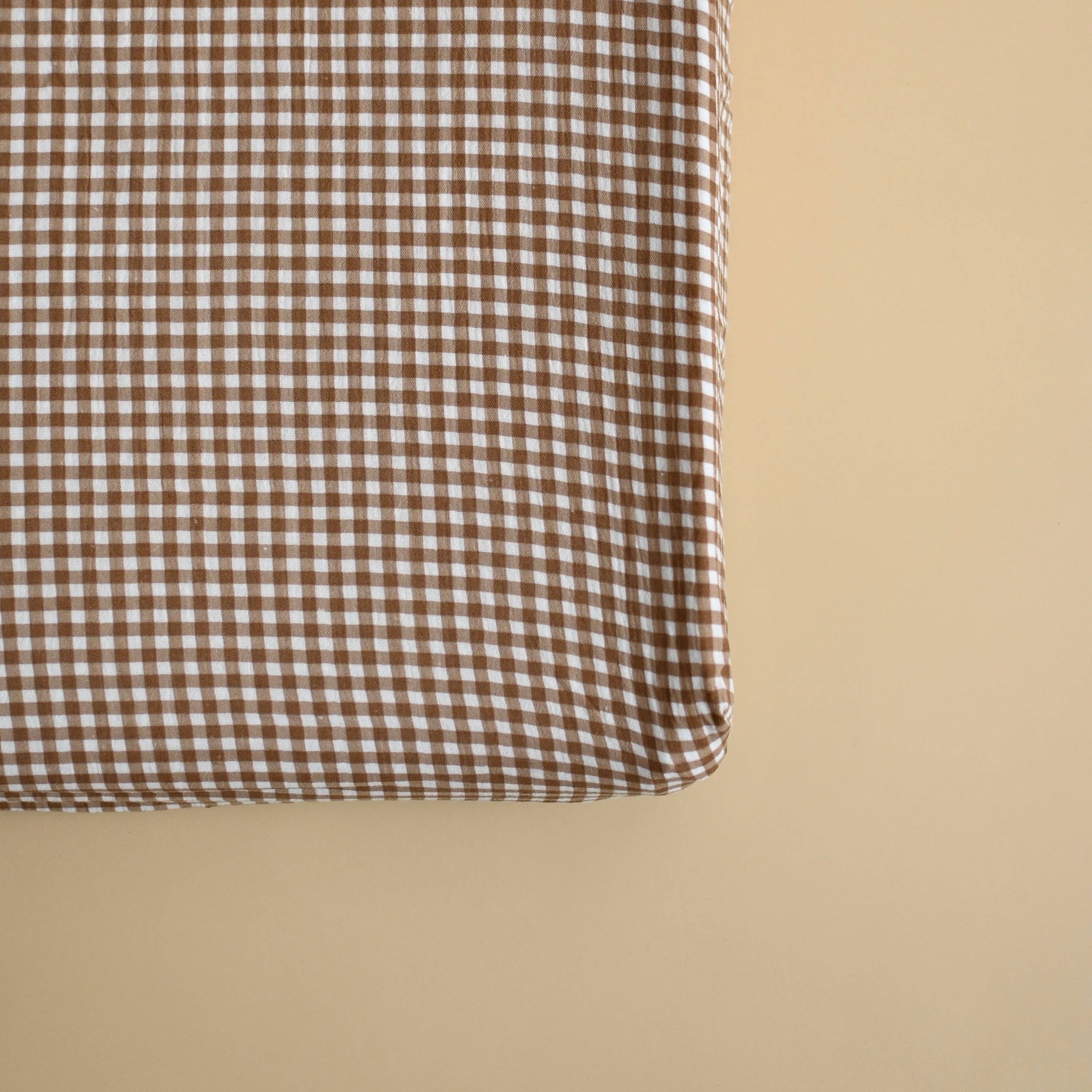 NR MINIKA CHANGING PAD COVER | VICHY BROWN