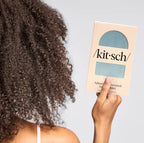 NR KITSCH ADJUSTABLE OVERSIZED SATIN BONNET | HAZEL BLUE