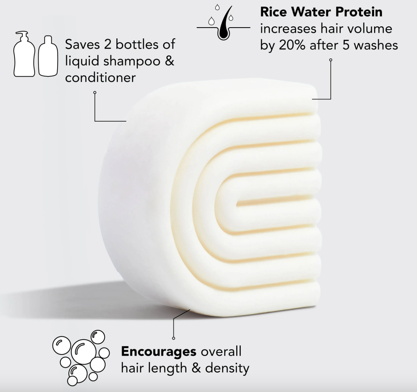 NR KITSCH CONDITIONER BAR RICE WATER PROTEIN | HAIR GROWTH