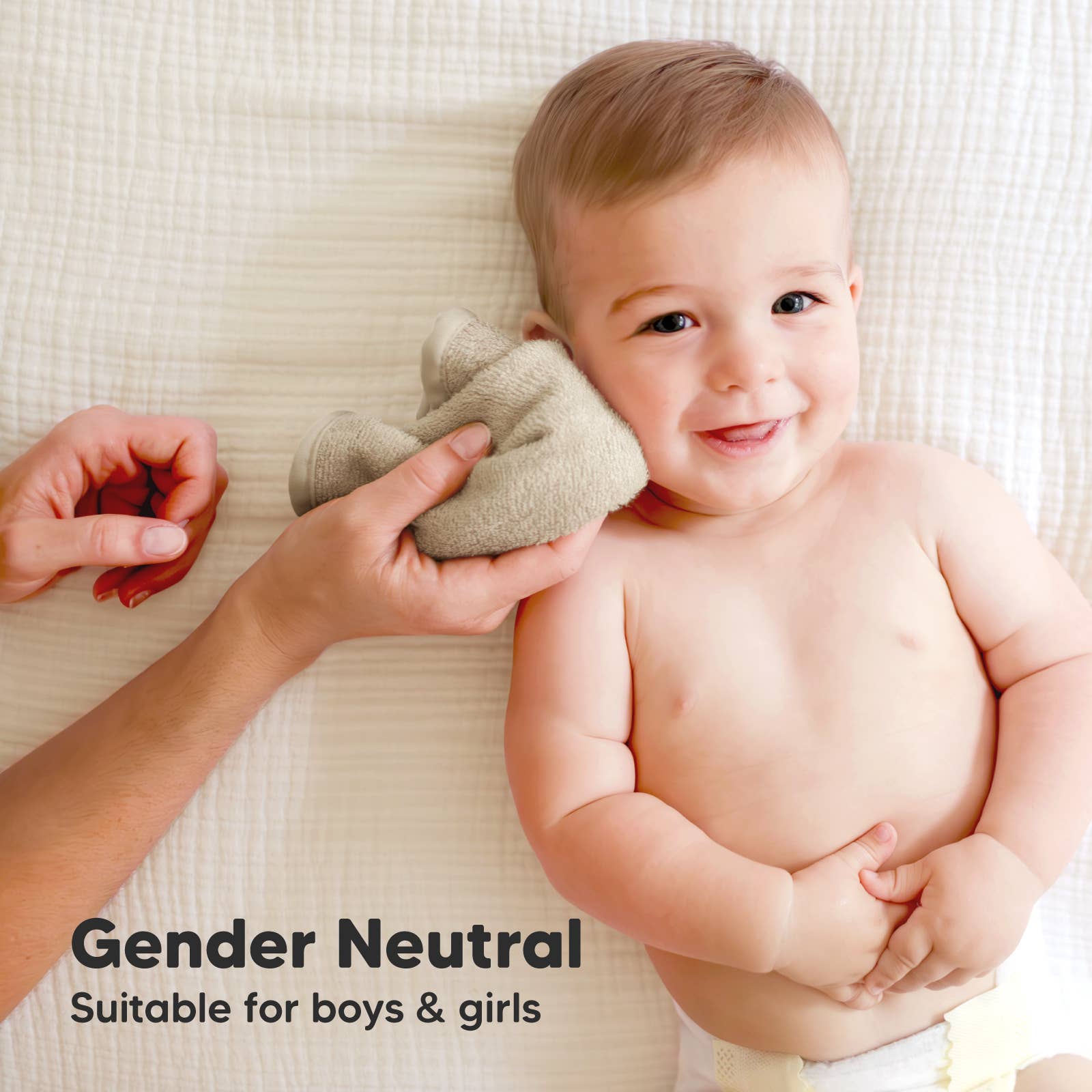 NR KEABABIES WASH CLOTHS | 6 PACK | EARTH BROWNS