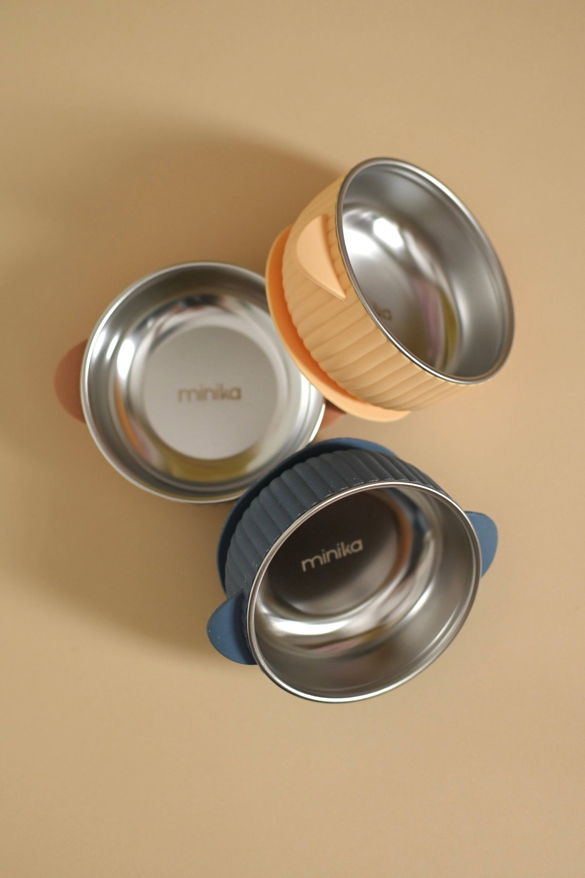NR MINIKA STAINLESS & SILICONE BOWL | SORBET
