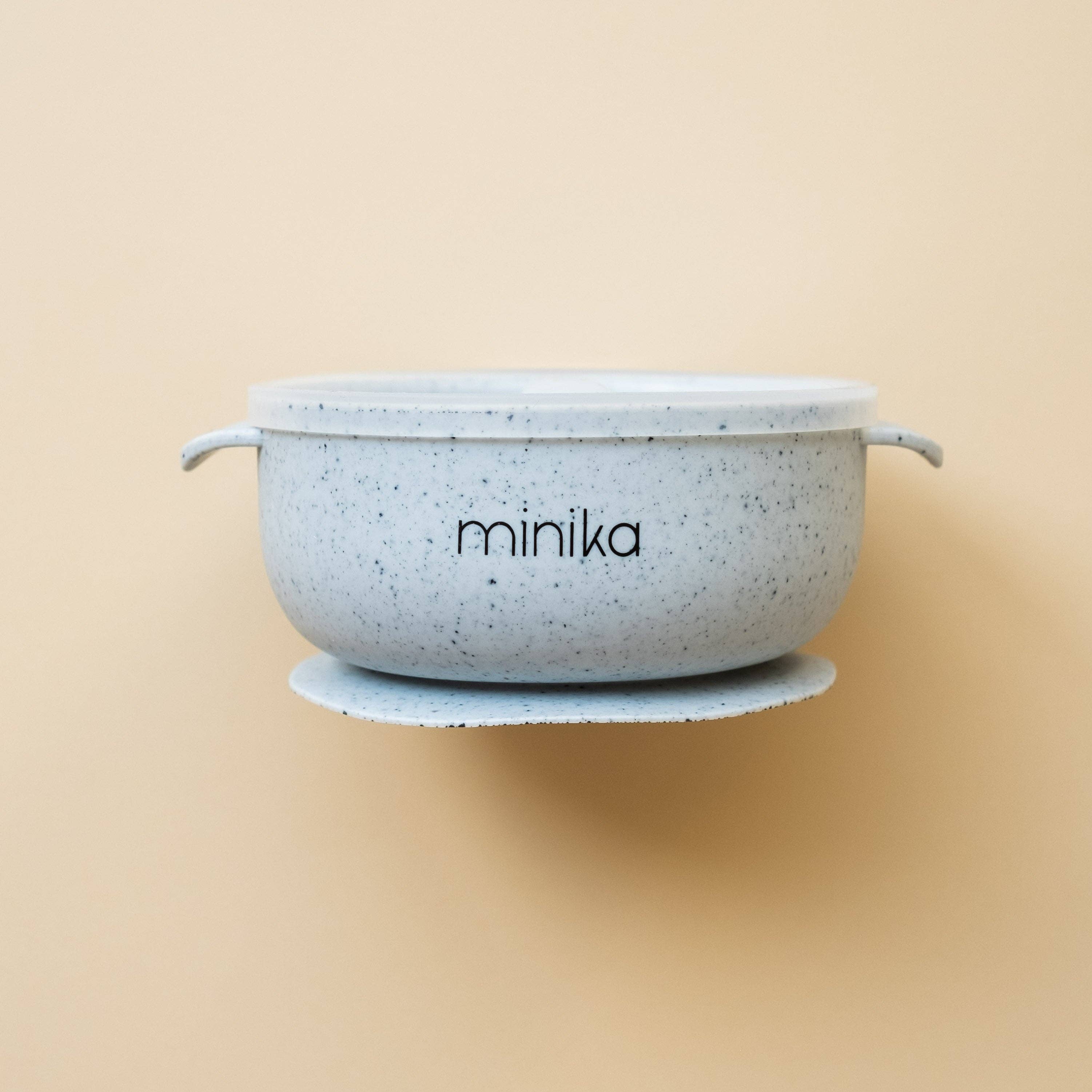 NR MINIKA SILICONE BOWL + LID | ICE