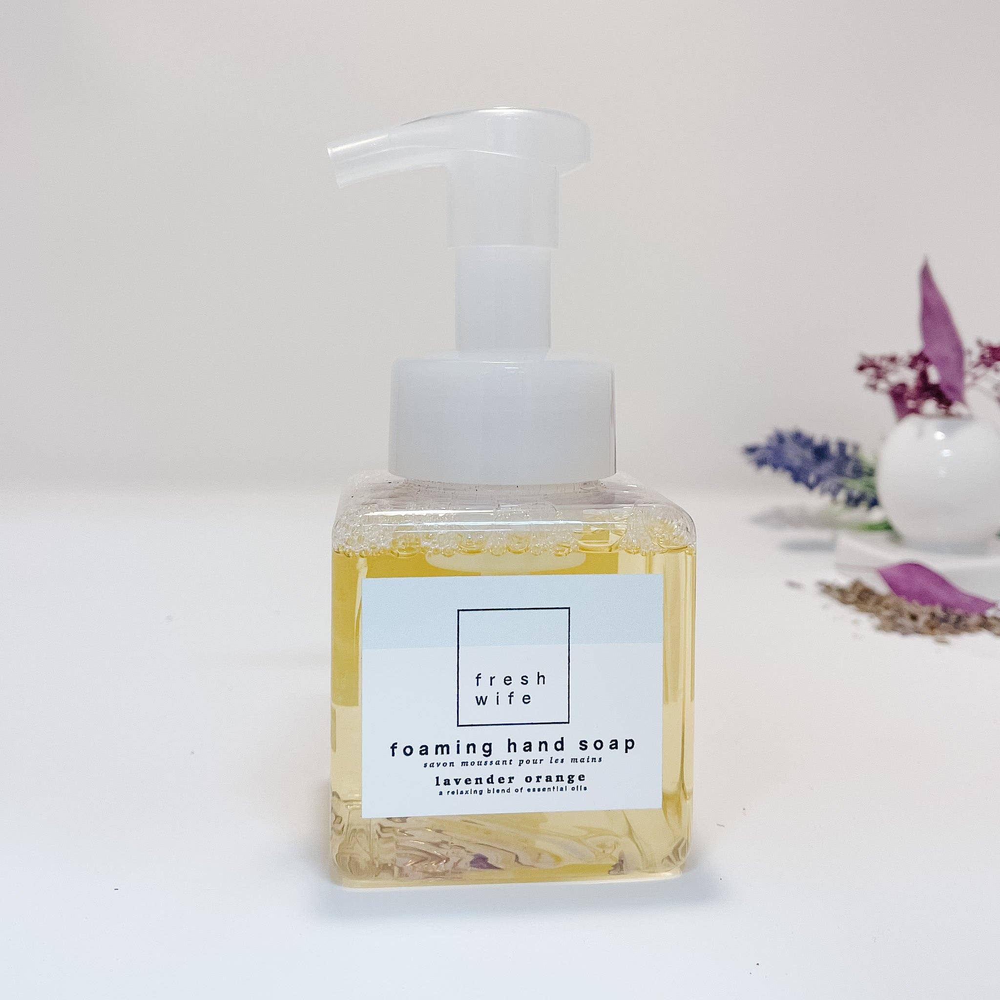 NR LAVENDER ORANGE FOAMING SOAP | FRESH WIFE SOAP CO.