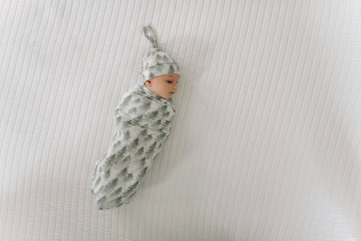 NR COPPER PEARL SWADDLE BLANKET | EVERGREEN