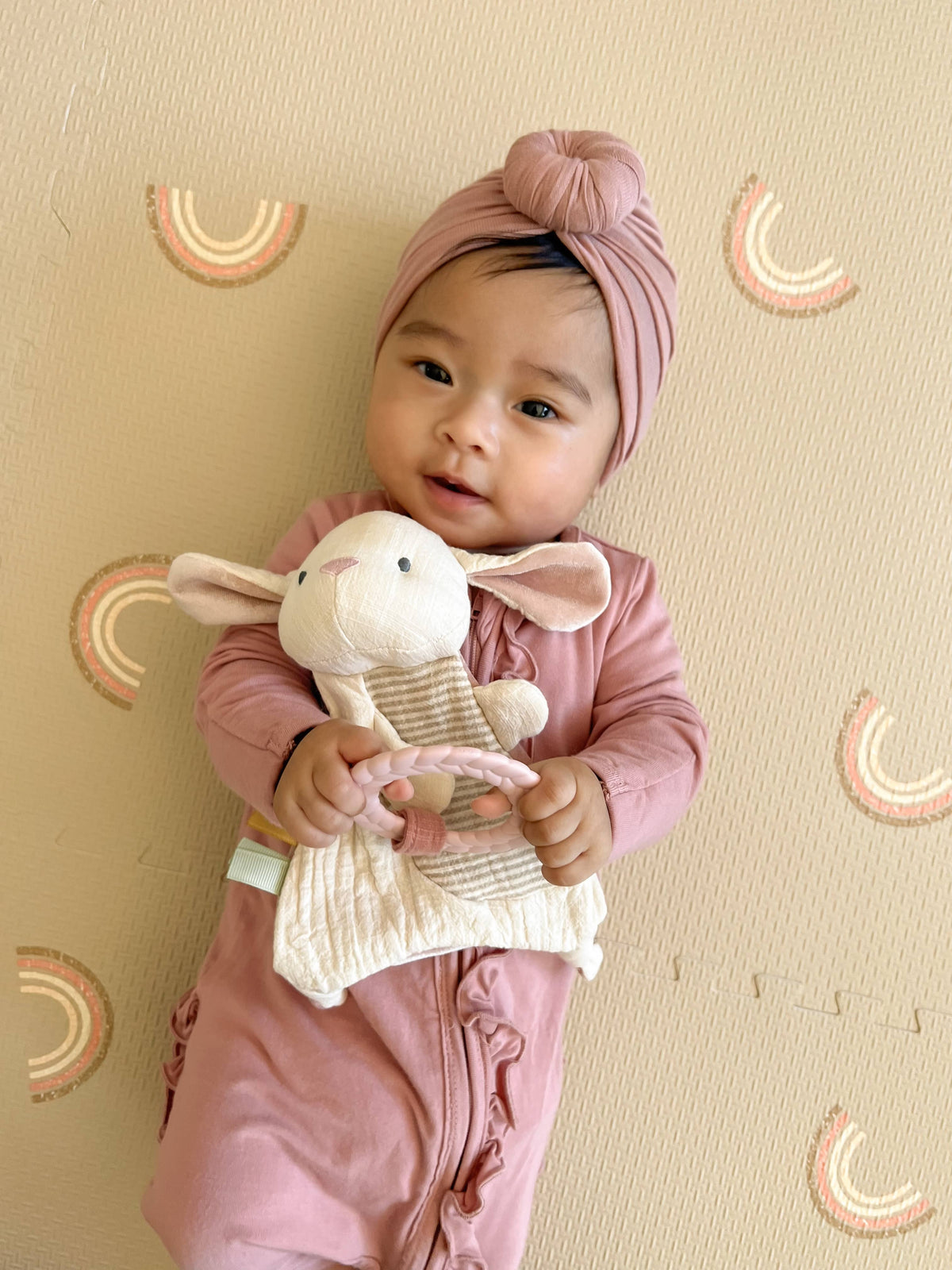 NR BITZY CRINKLE SENSORY TOY TEETHER | MALLARD