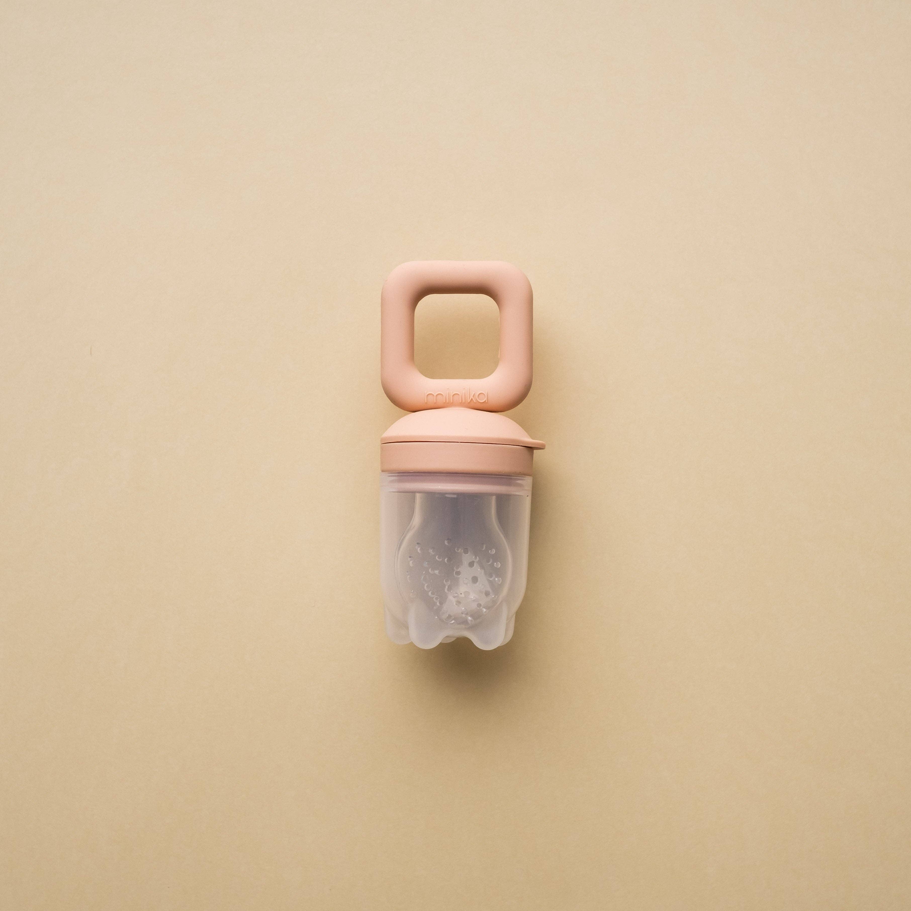 NR SILICONE FEEDER TEETHER | BLUSH MINIKA
