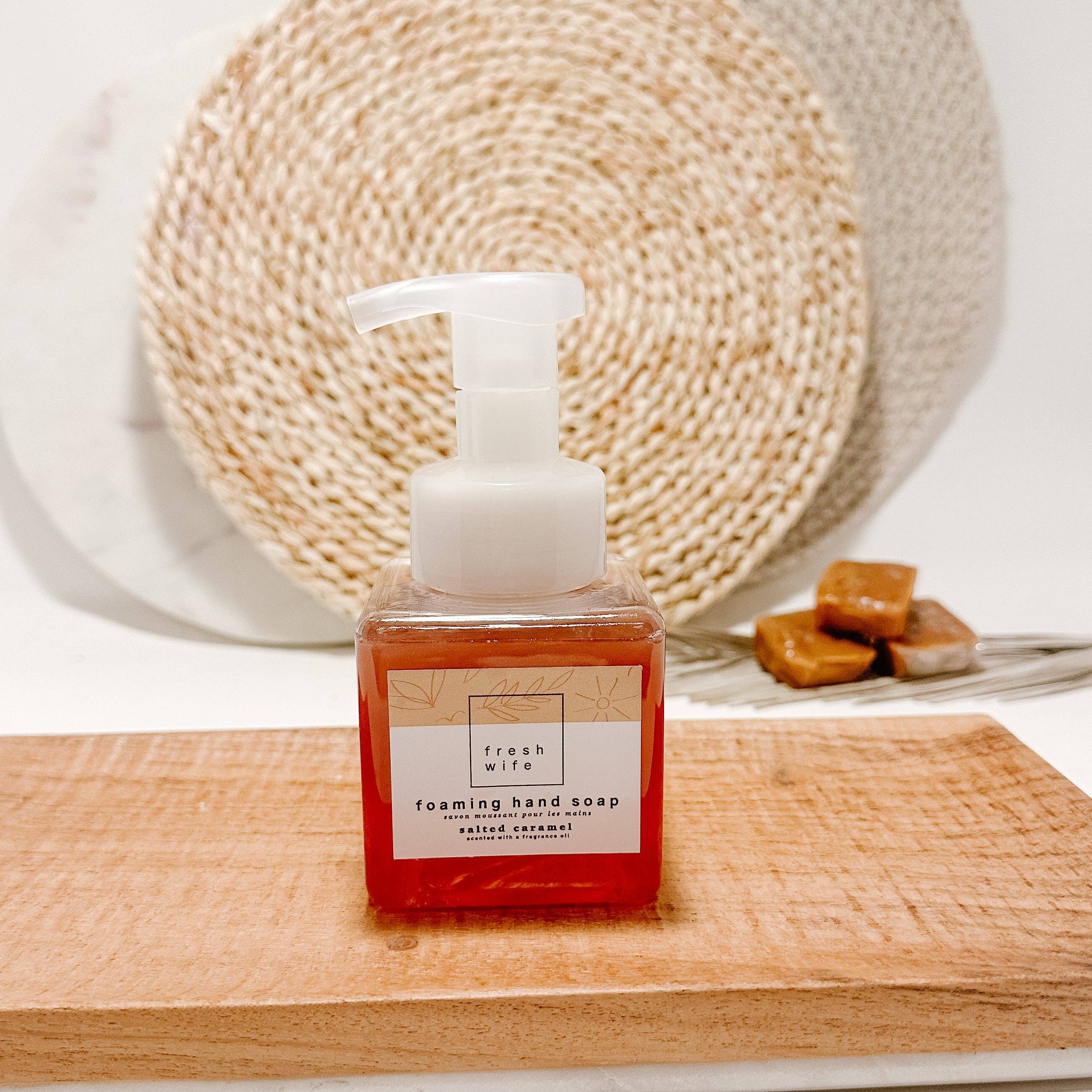 NR SALTED CARAMEL FOAMING SOAP | FRESH WIFE SOAP CO.