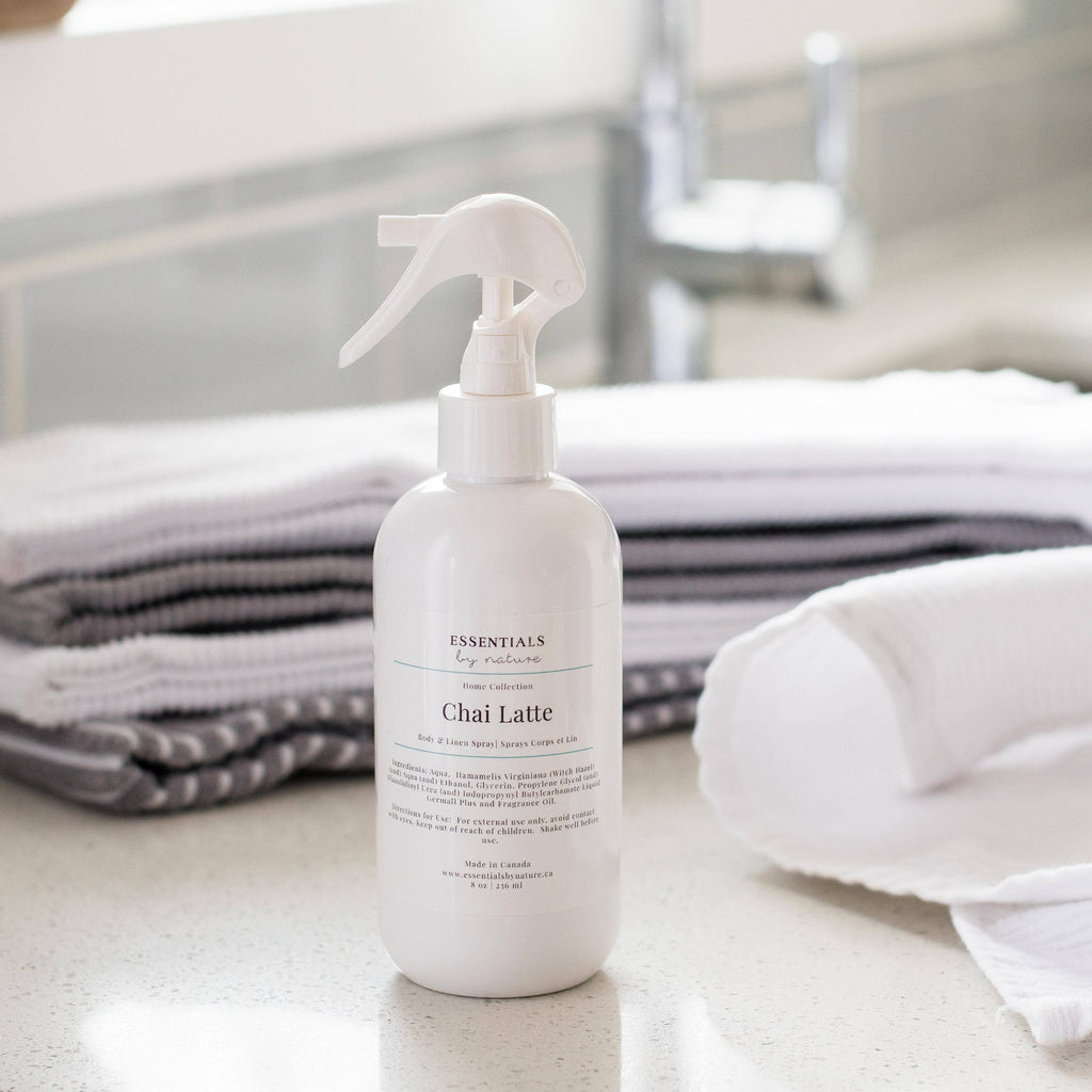 NR CHAI LATTE LINEN AND BODY SPRAY | ESSENTIALS BY NATURE