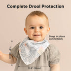 NR KEABABIES BABY BANDANA BIBS | 8-PACK | BLOOM
