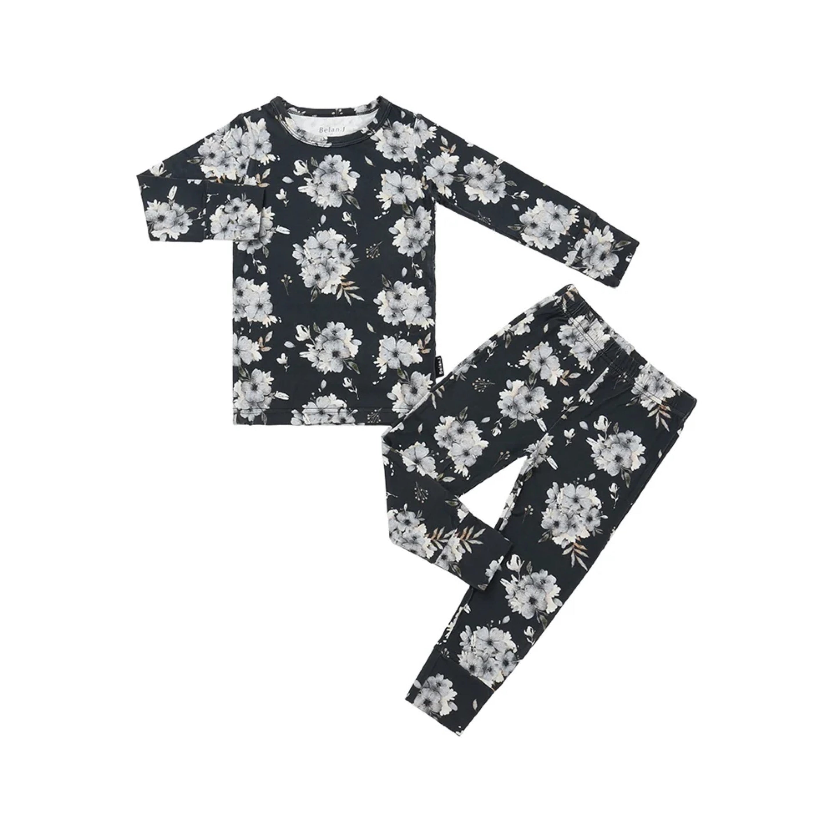 NR BELAN J LONG SLEEVE PJ SET | DARK FLORAL