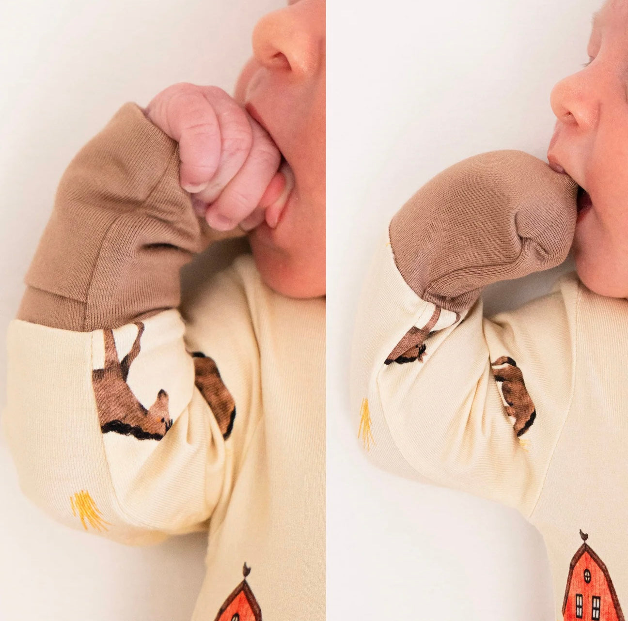 NR BELAN J FOOTED ZIPPER SLEEPER | HAY NEIGHBOR